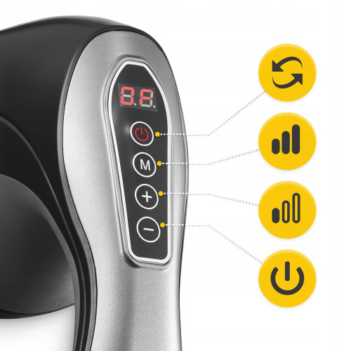 Массажная подушка  4FIZJO Body Shaping 4 в 1 Black - фото №12